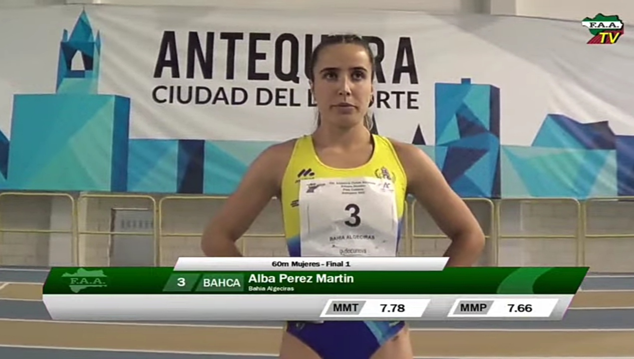 Alba Pérez y Noelia Pelado “bronce”, Carlos Martín “oro” en el Campeonato Andalucía Absoluto 1ª División Indoor