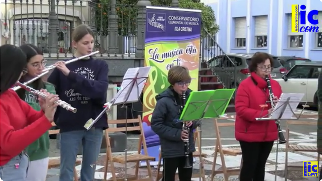 Video: Concierto del Conservatorio de Música en el Kiosco de la Música de Isla Cristina.