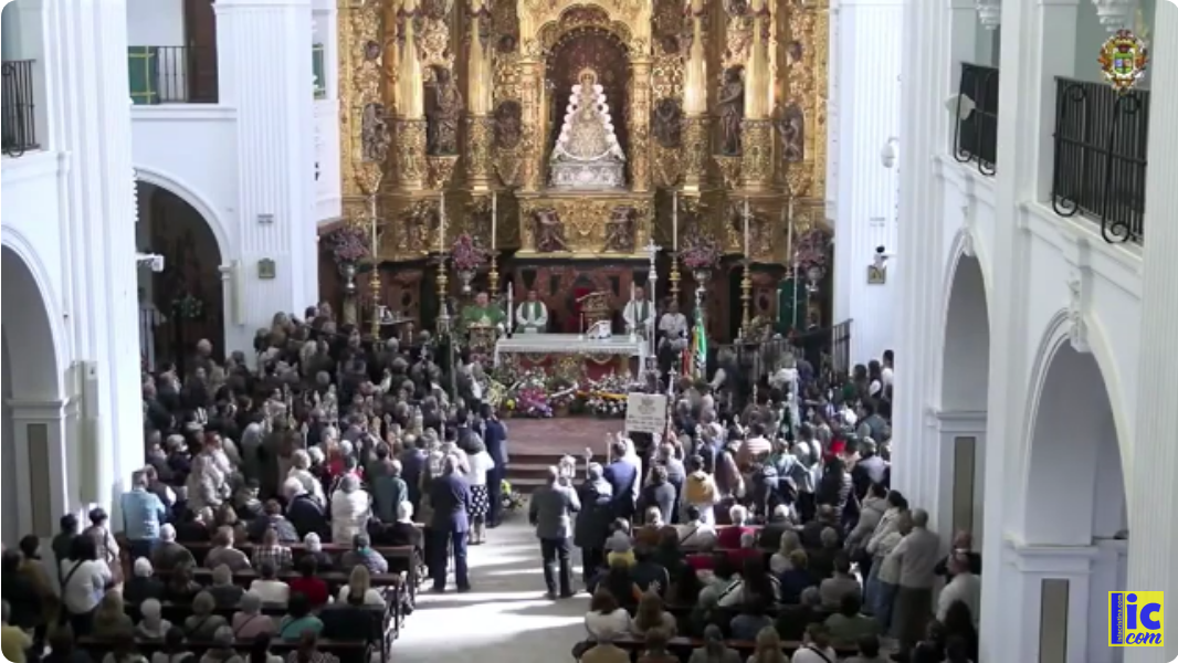 Video: Misa de la Hermandad del Rocío de Isla Cristina (Peregrinación Extraordinaria)