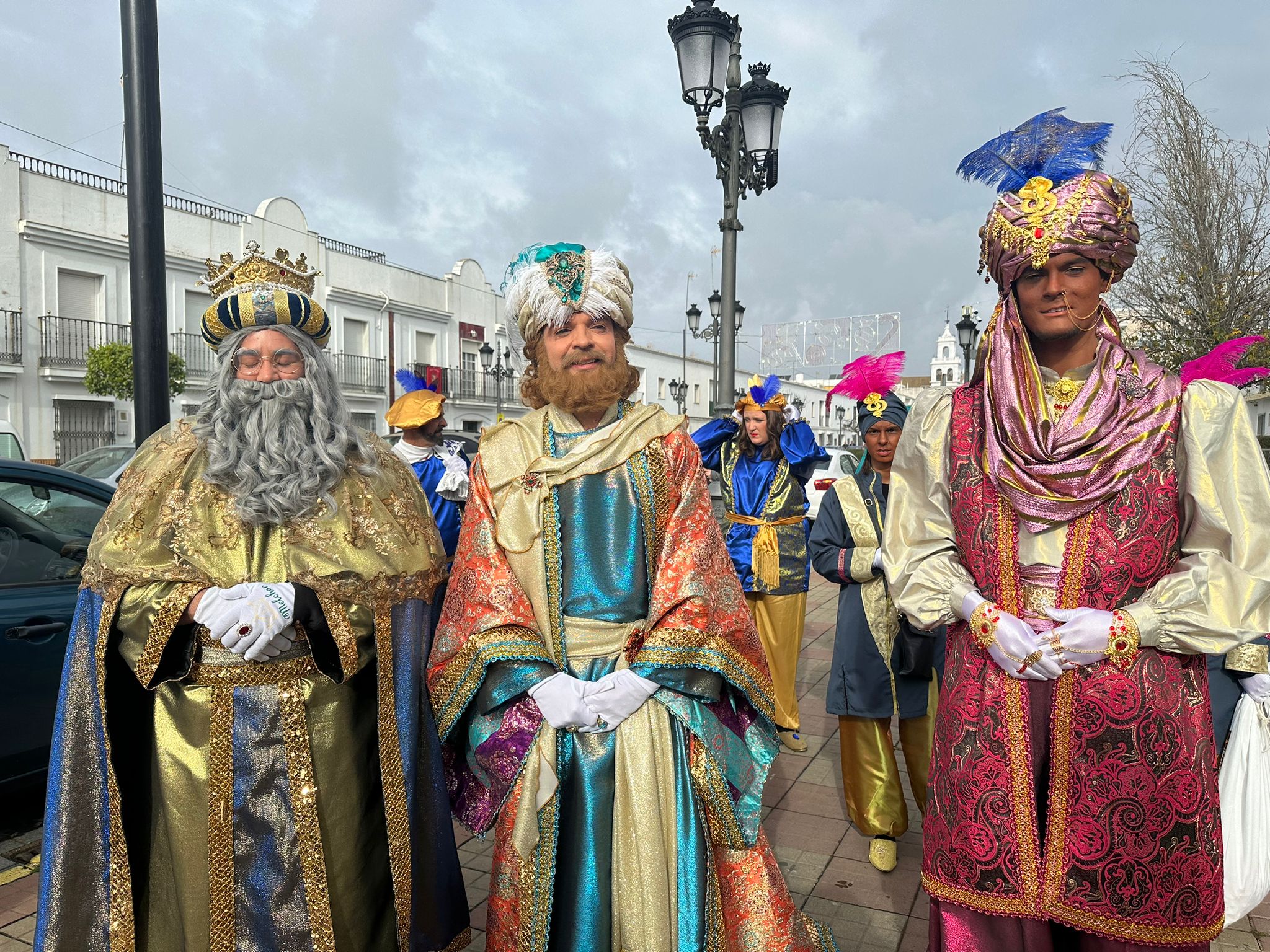 Los Reyes Magos visitan el Ayuntamiento de Isla Cristina