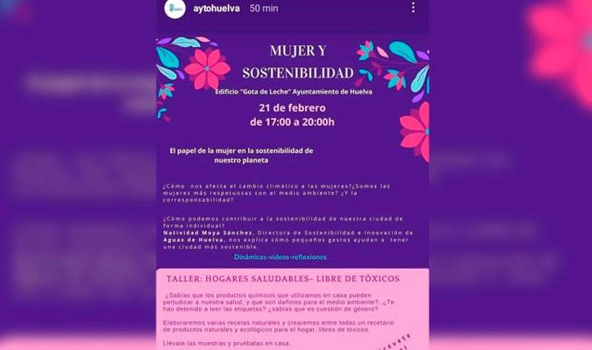 Comunicado Mujeres 24 Horas Taller Machista Ayuntamiento de Huelva