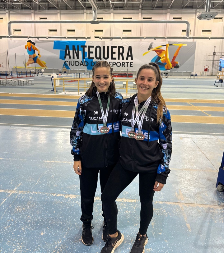 Isabel María “oro y bronce” y Clara Rodríguez “bronce” en el Campeonato Andalucía Sub20 Indoor