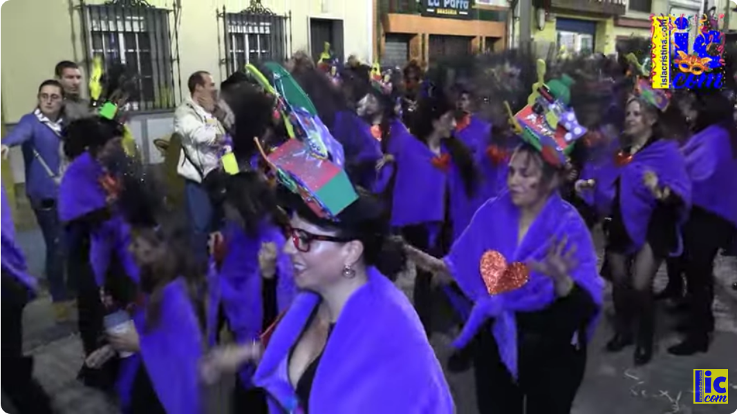 Desfile de Viudas-ENTIERRO DE LA SARDINA-Carnaval de Isla Cristina
