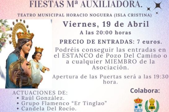 Gala de presentación del Cartel y Damas de Honor de las Fiestas Mª Auxiliadora de Pozo del Camino