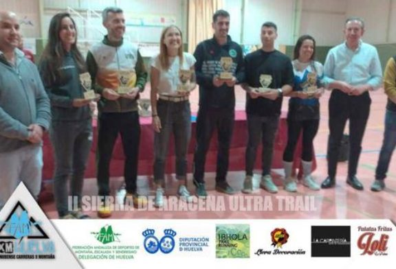 Jesús Maya, Gema López, Alberto Palma y Cristi Martín ganadores del Sierra de Aracena Ultra Trail