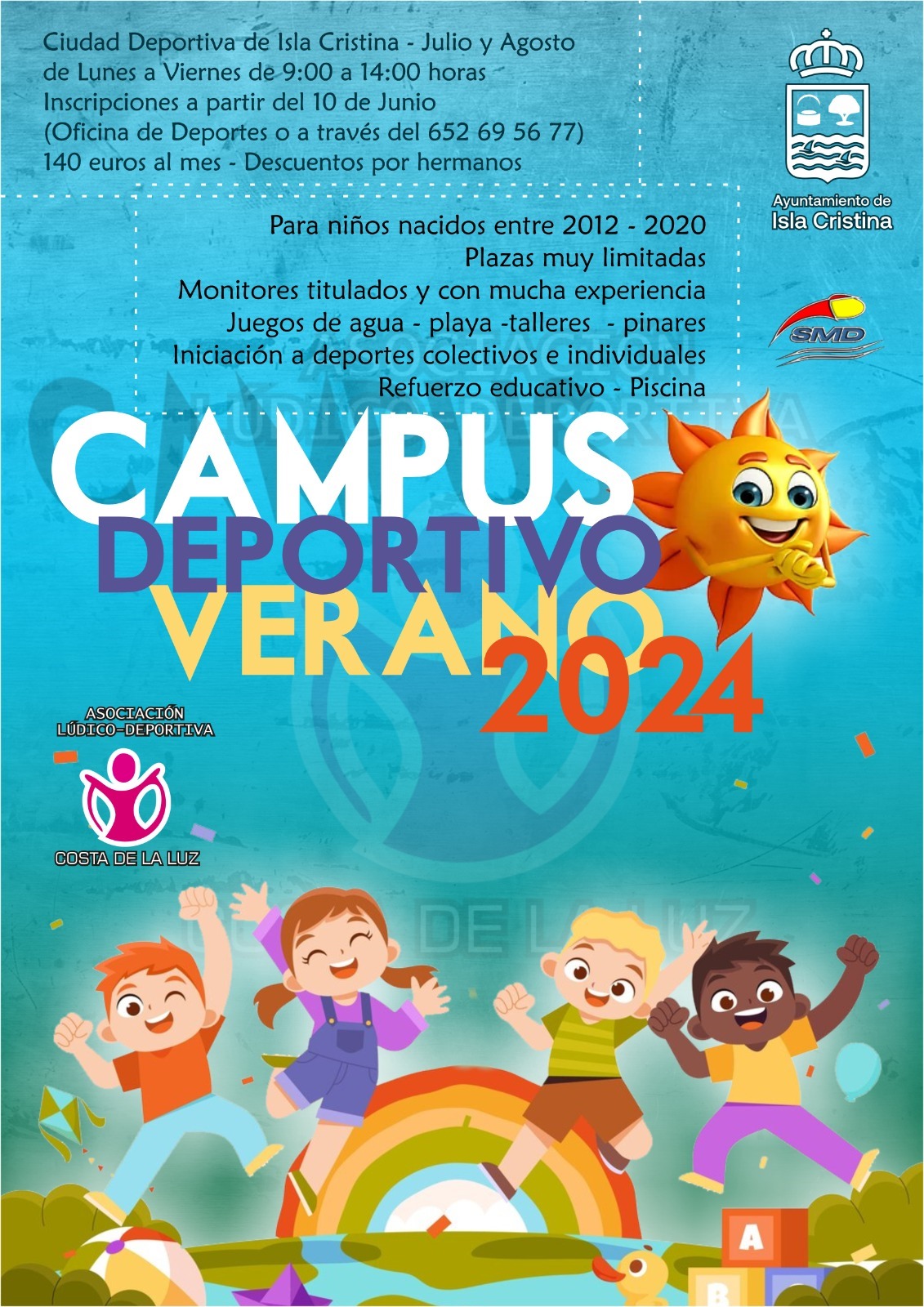 Campus deportivos a celebrar en Isla Cristina