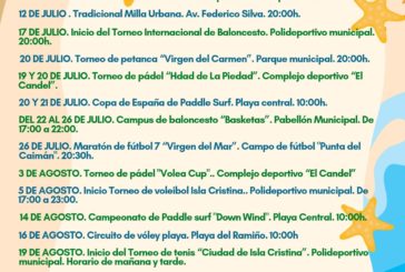 Programación deportiva de Isla Cristina verano 2024