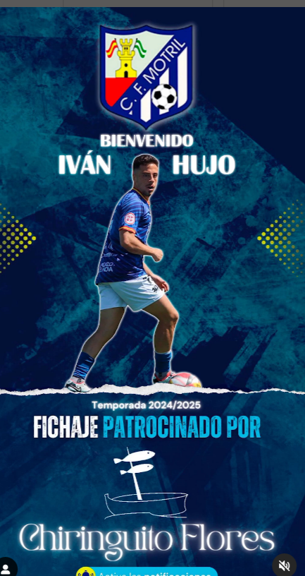 El delantero isleño Iván Hujo se convierte en nuevo jugador del CF Motril.