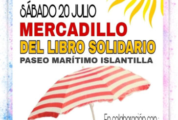 Mercadillo del Libro de Ayre Solidario en Islantilla