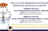 Salves y Sabatina de la Hermandad del Rocío de Isla Cristina