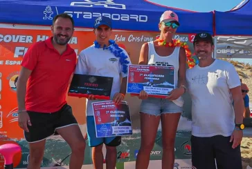 El isleño Augusto García brilla en la prueba de la Copa de España de Paddle Surf celebrada en Isla Cristina