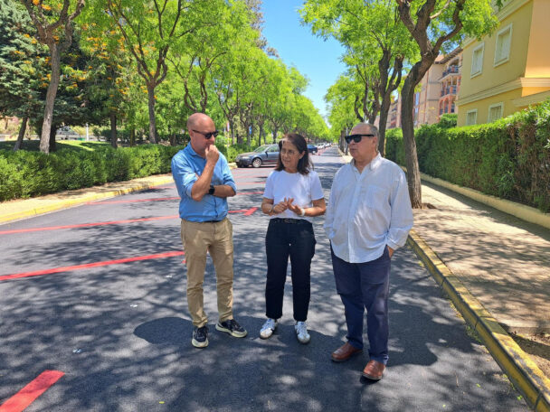 unnamed3-608x456 La Mancomunidad de Islantilla concluye las obras de asfaltado en cinco tramos viales con una inversión de 191.319,53 euros