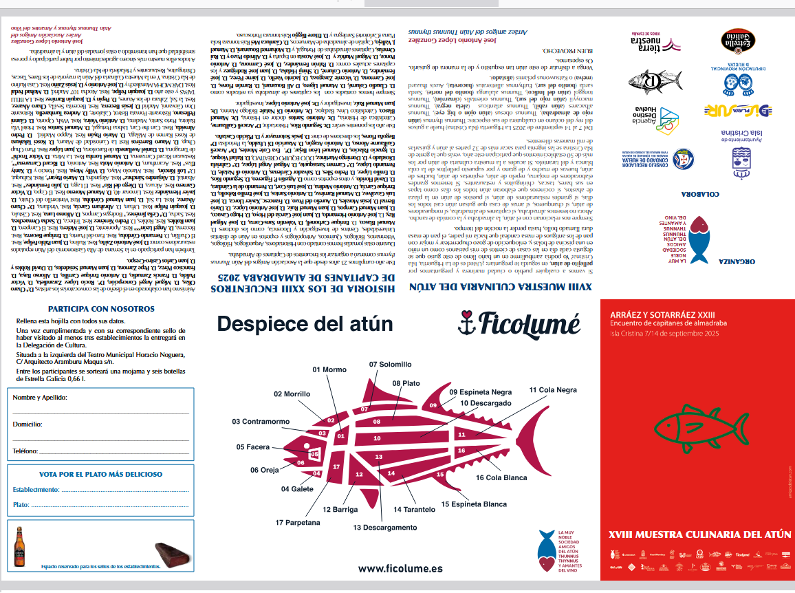 mapa-ima Programación: Arráez y Sotarráez 2025 XXIII Encuentro de Capitanes de Almadrabas
